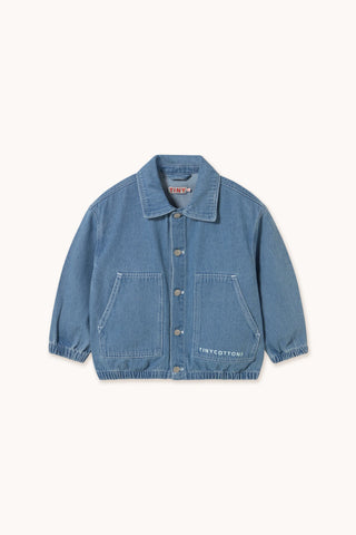 Tinycottons Light Blue Denim Graphic Jacket