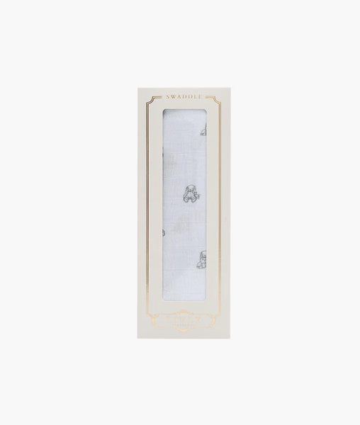 Livly Stockholm Blue Snuggle Bunny Marley Swaddle