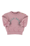 Piupiuchick Baby Pink Lunch Break Oversized Sweatshirt