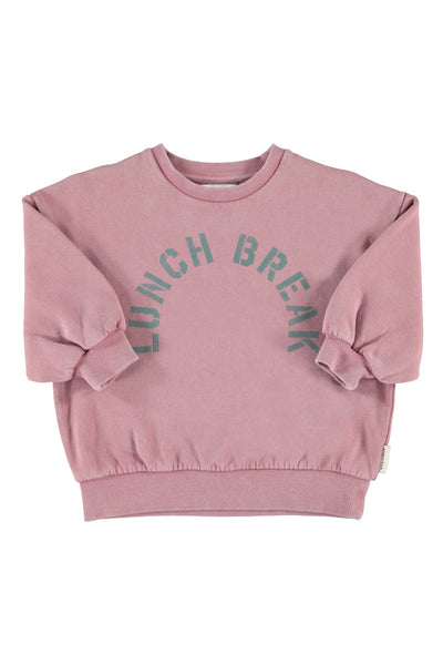 Piupiuchick Pink Lunch Break Oversized Sweatshirt