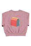 Piupiuchick Pink Lunch Break Oversized Sweatshirt