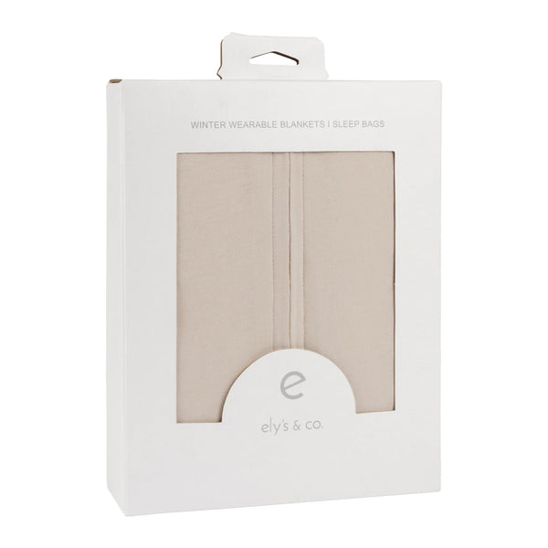 Ely's & Co Beige Winter Wearable Blanket
