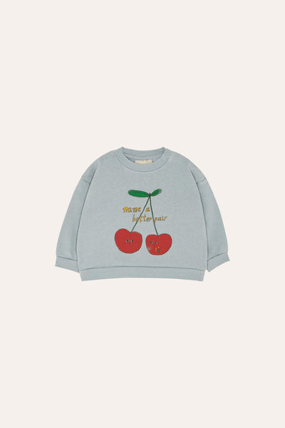 The Campamento Baby Blue Cherry Crew Sweatshirt