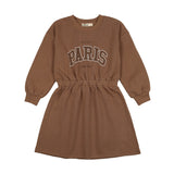 Urbani Brown Paris Waisted Dress