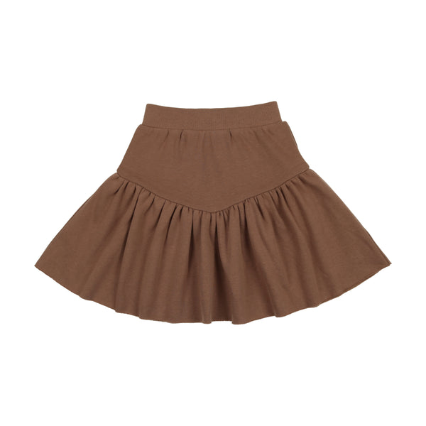 Urbani Brown Sweatshirt Skirt