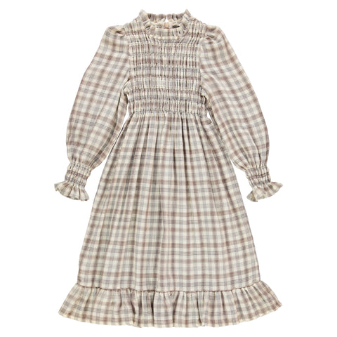 Bebe Organic Nature Check Valery Dress