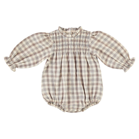 Bebe Organic Nature Check Valery Romper