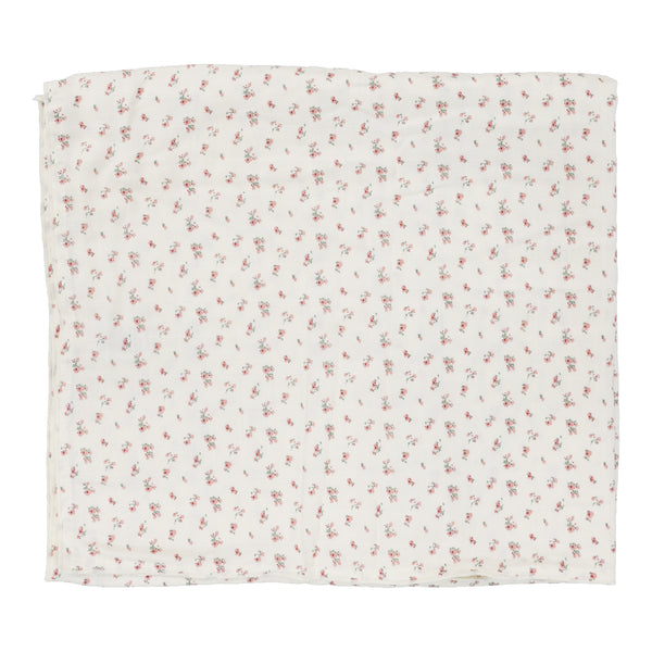 Lilette Cream Vintage Floral Swaddle