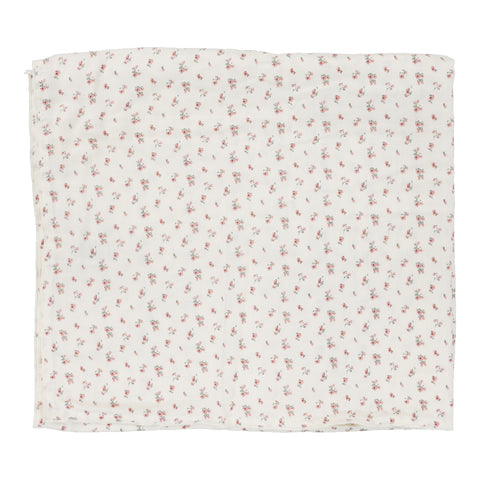 Lilette Cream Vintage Floral Swaddle