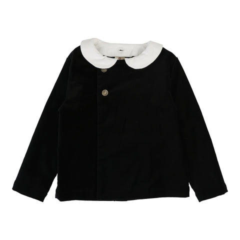 Lil Legs Analogie Black Toddler Velvet Blazer VTBLZ-BLA-25
