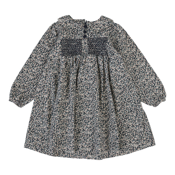 Lil Legs Analogie Dusty Blue Daisy Floral Dress