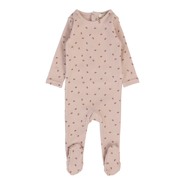 Lil Legs Analogie Pink Tulip Grandpa Footie LGF-PNKT