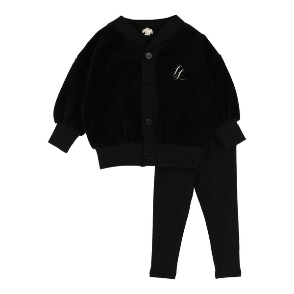 Lil Legs Analogie Black Boys Shabbos Lounge Set LBSLS-BLA