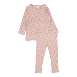 Lilette Shell Pink Dainty Floral Long Sleeve Set