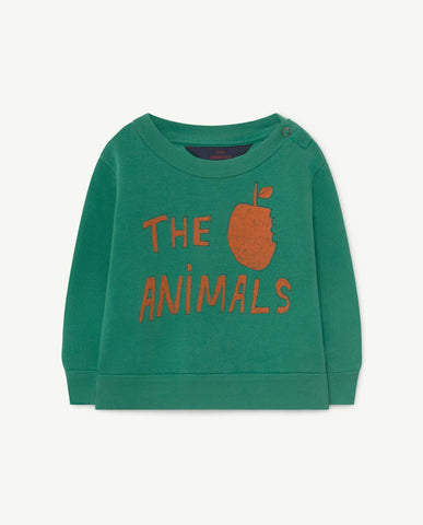 TAO Baby Bear Green The Animals Sweatshirt