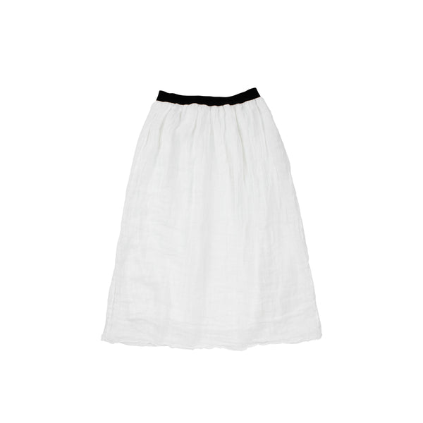Essence White Midi Skirt