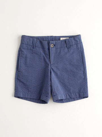 Nanos Cerulean Blue Striped Shorts