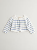 Nanos Baby Blue Stripe Cardigan