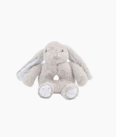 Livly Stockholm Grey Bunny Marley Rattle