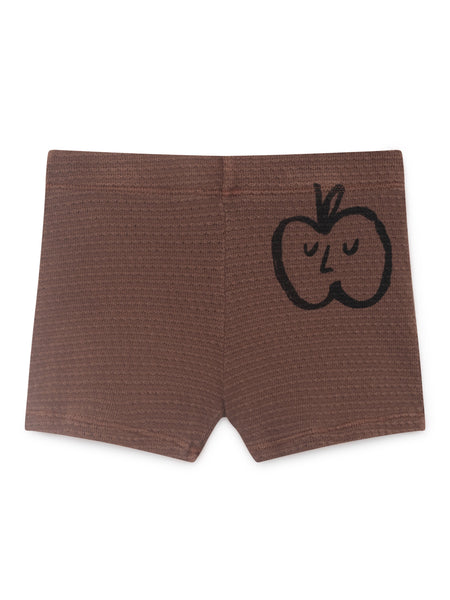 Bobo Choses Brown Apple Shorts