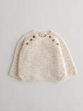 Nanos Baby Sand Crew Neck Knit Sweater