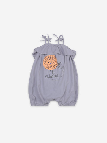 Bobo Choses Pet A Lion Woven Romper