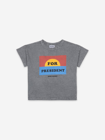 Bobo Choses For President Short Sleeve Tshirt