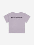 Bobo Choses Big Smile Lilas Short Sleeve Tshirt