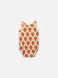 Bobo Choses Yellow Strawberry AOP Sleeveless Body