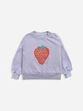 Bobo Choses Purple Strawberry Baby Sweatshirt
