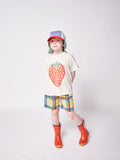 Bobo Choses White Strawberry Short Sleeve T-Shirt