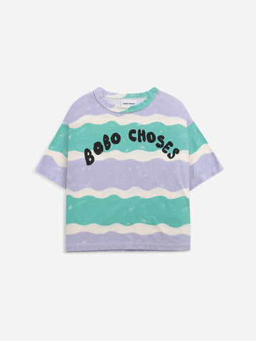 Bobo Choses Waves Short Sleeve T-Shirt
