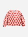 Bobo Choses Pink Strawberry Long Sleeve T-Shirt