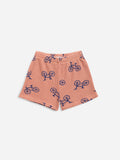 Bobo Choses Pink Bicycle AOP Shorts