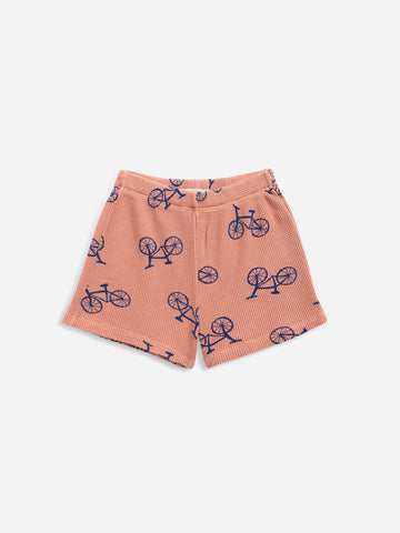 Bobo Choses Pink Bicycle AOP Shorts