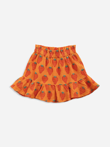 Bobo Choses Strawberry AOP Woven Mini Skirt