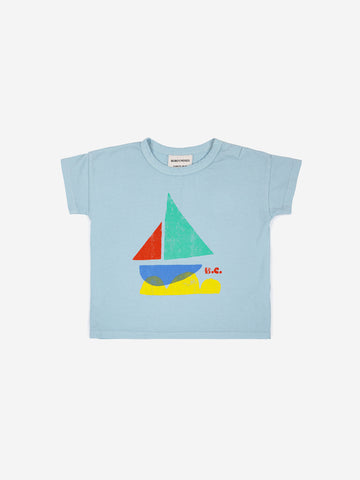 Bobo Choses Multi Color Sail Boat Baby T-Shirt