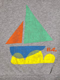 Bobo Choses Multi Color Sail Boat Baby Sweatshirt