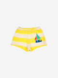 Bobo Choses Yellow Stripe Shorts