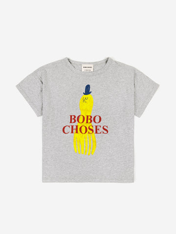 Bobo Choses Yellow Squid T-Shirt