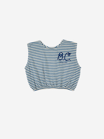 Bobo Choses Blue Stripes Tank Top