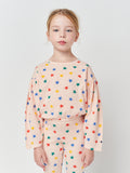 Bobo Choses Multicolor Stars Long Sleeve T-Shirt