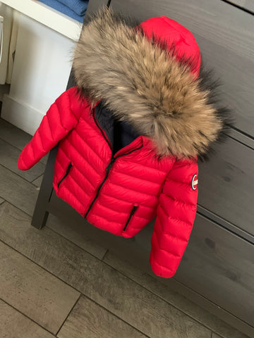 Colmar Red Hooded Baby Winter Jacket