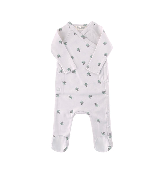 Koalav Pine Footed Onesie