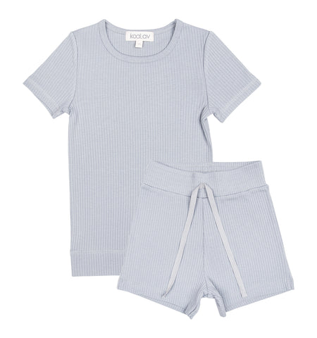 Koalav Mineral Gray SS Summer Pajama Set