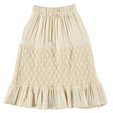 Belle Chiara Cream Double Gauze Padded Skirt