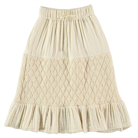 Belle Chiara Cream Double Gauze Padded Skirt