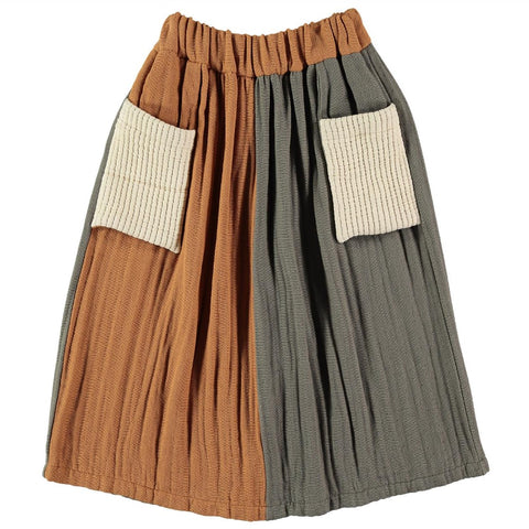 Belle Chiara Multicolor Double Gauze Skirt