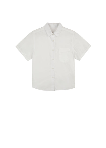 JNBY White Short Sleeve Button Up Shirt