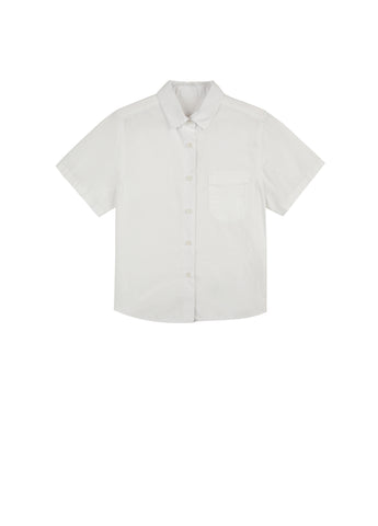 JNBY White Short Sleeve Button Up Shirt